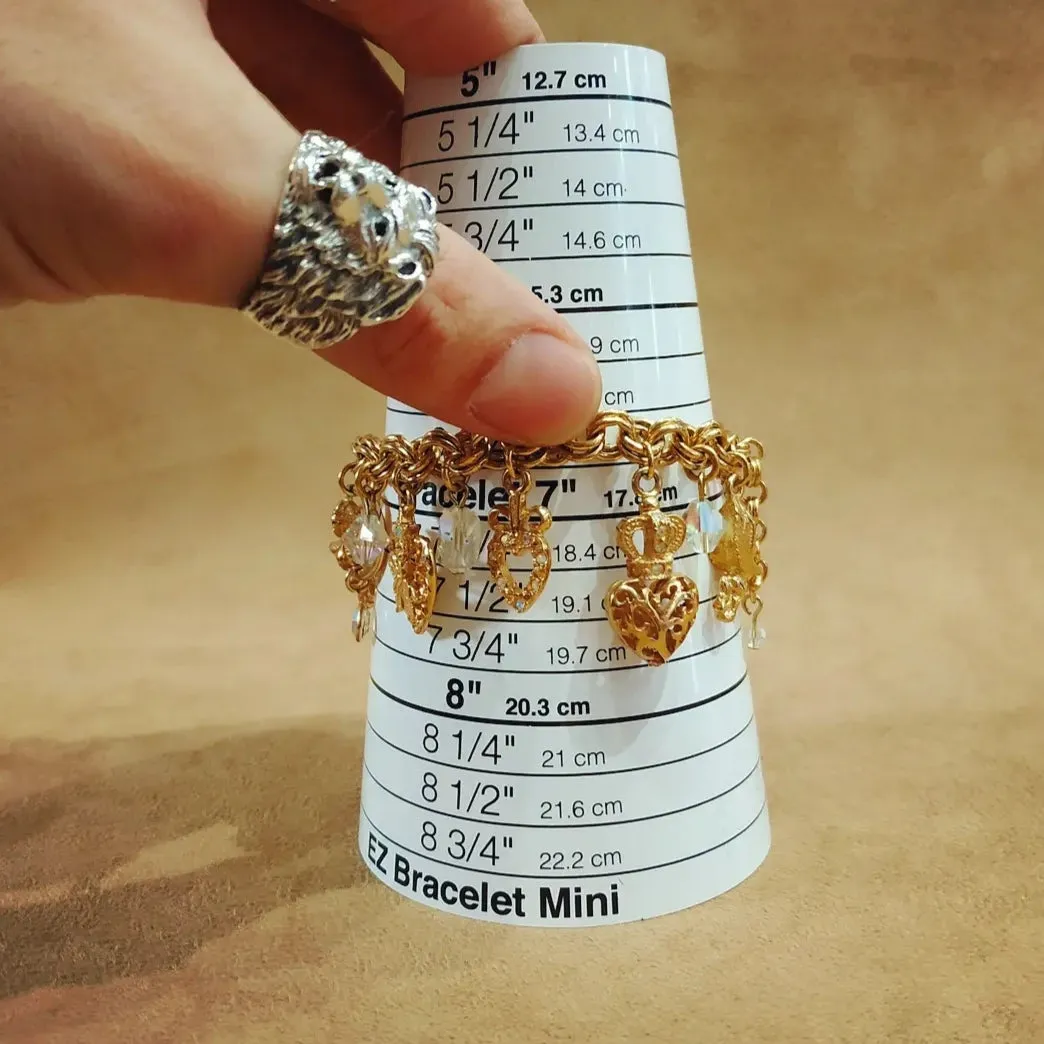 Kirks Folly Knights/Sheild of Arms Charm Bracelet