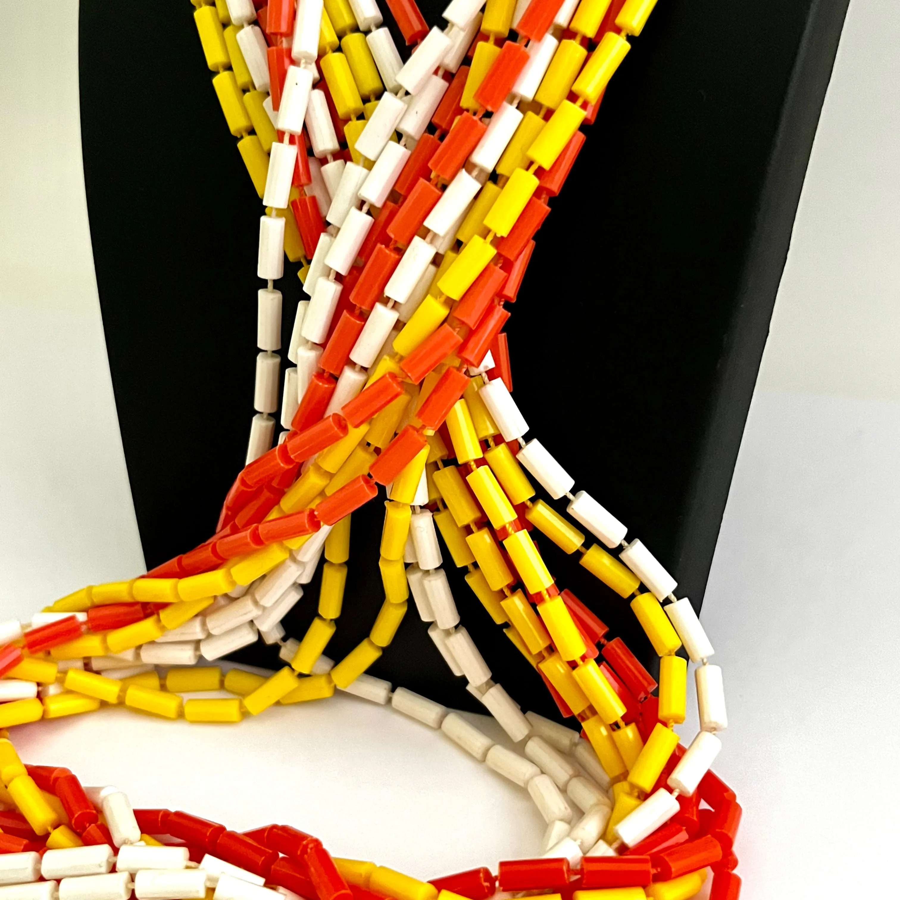 Late 60s/ Early 70s Multi-Colored Bead Necklace