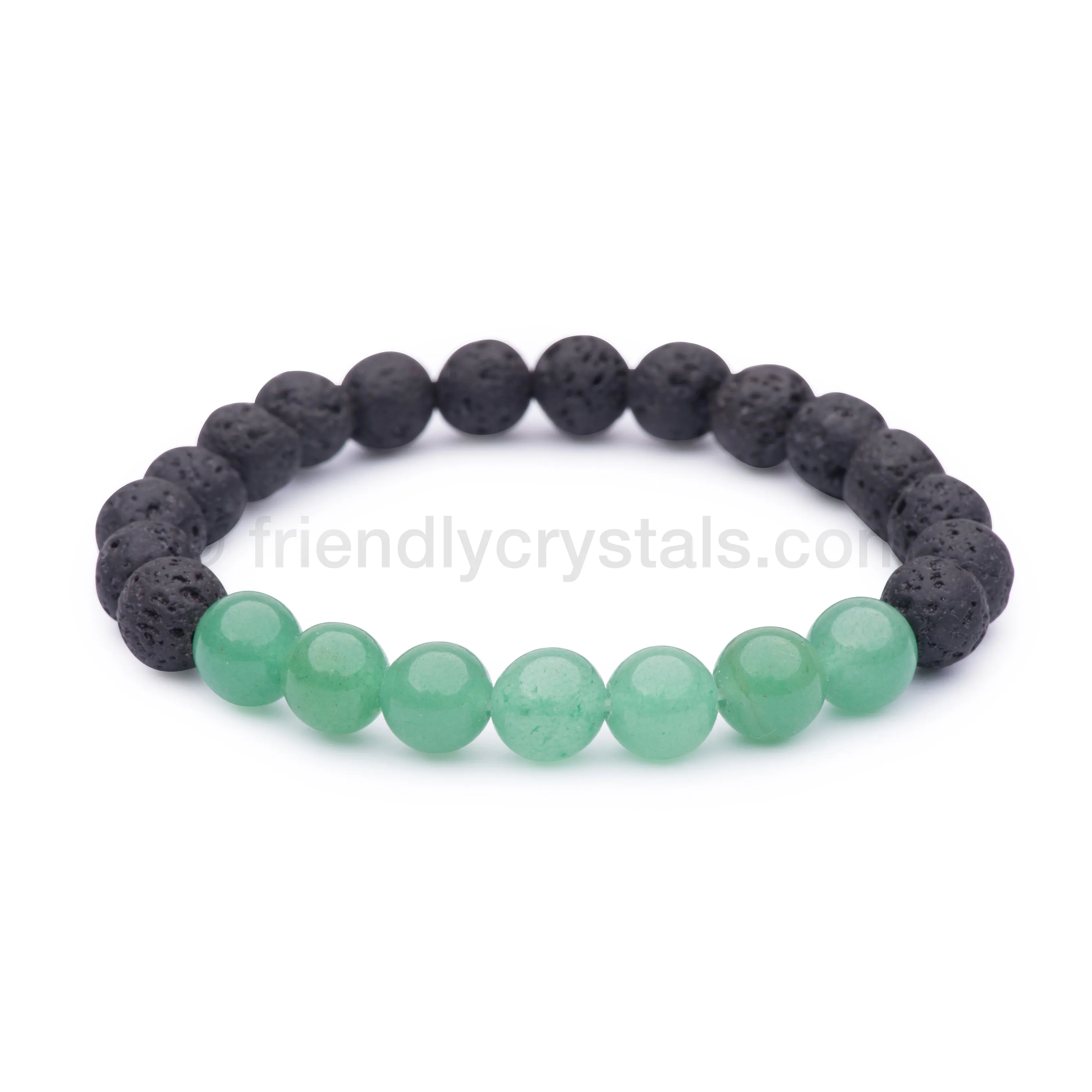 Lava Aromatherapy Gemstone Bracelets Combo Pack: 144 Lava Aromatherapy Bracelets 8mm & FREE Rotating Display Stand!