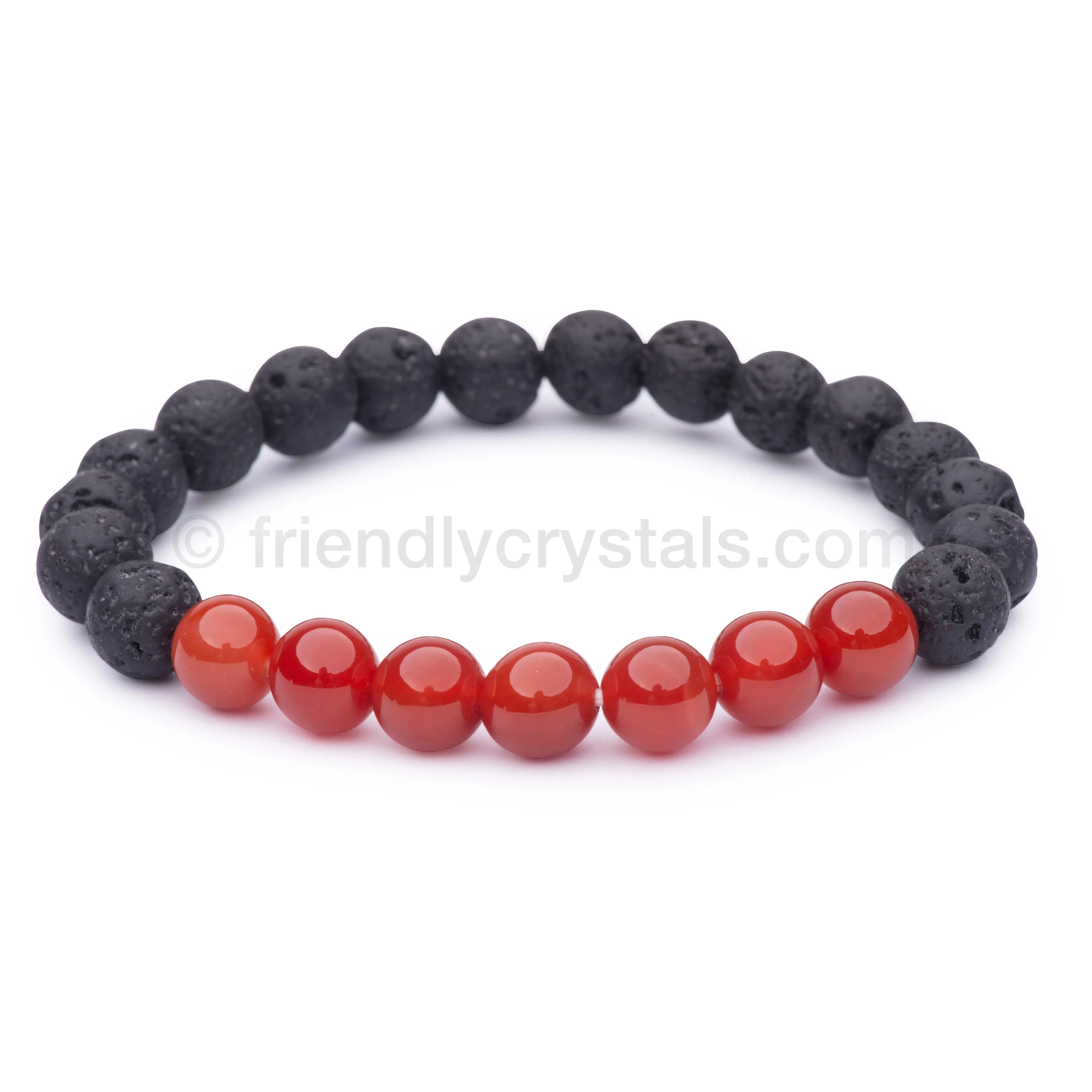 Lava Aromatherapy Gemstone Bracelets Combo Pack: 144 Lava Aromatherapy Bracelets 8mm & FREE Rotating Display Stand!