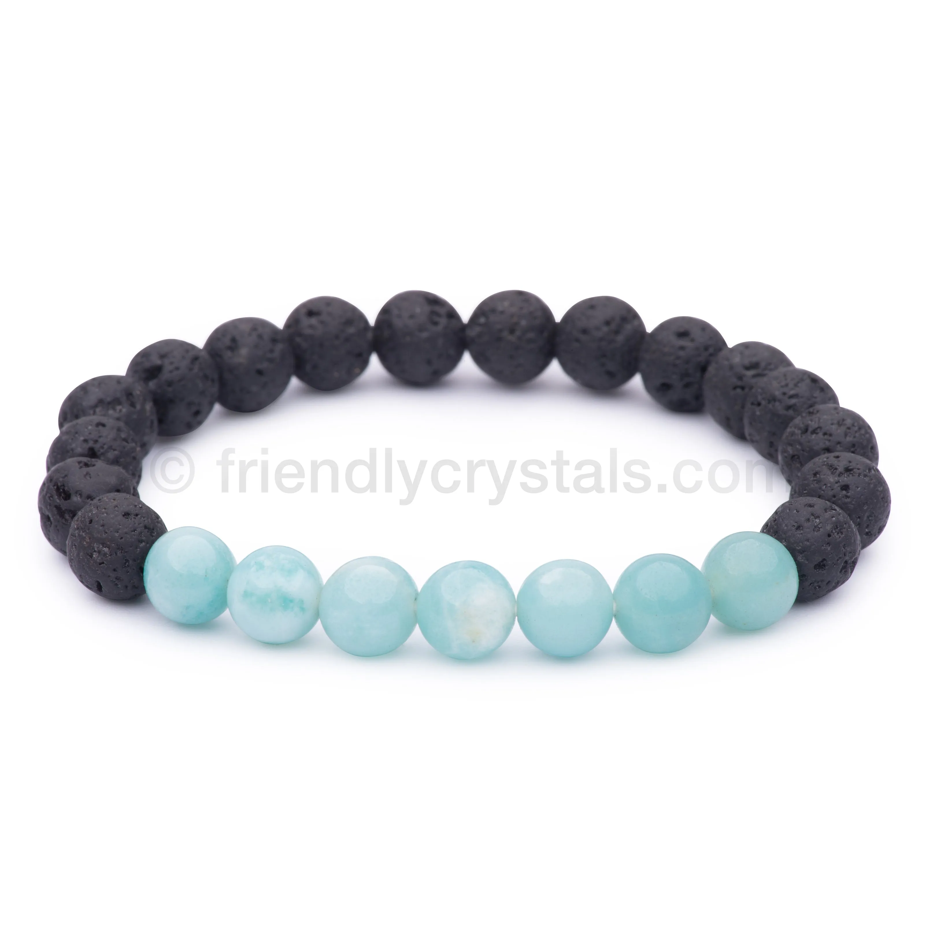 Lava Aromatherapy Gemstone Bracelets Combo Pack: 144 Lava Aromatherapy Bracelets 8mm & FREE Rotating Display Stand!