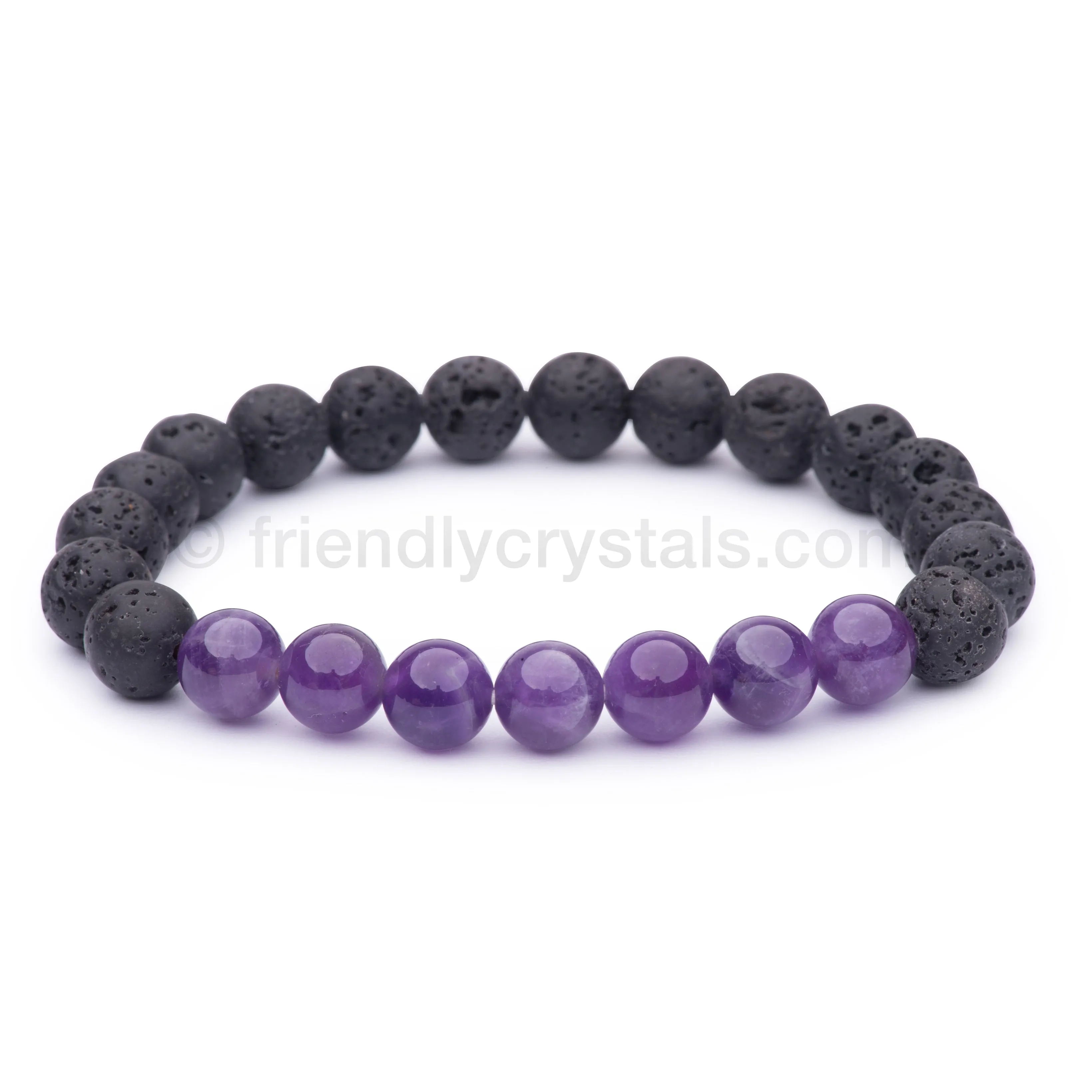 Lava Aromatherapy Gemstone Bracelets Combo Pack: 144 Lava Aromatherapy Bracelets 8mm & FREE Rotating Display Stand!