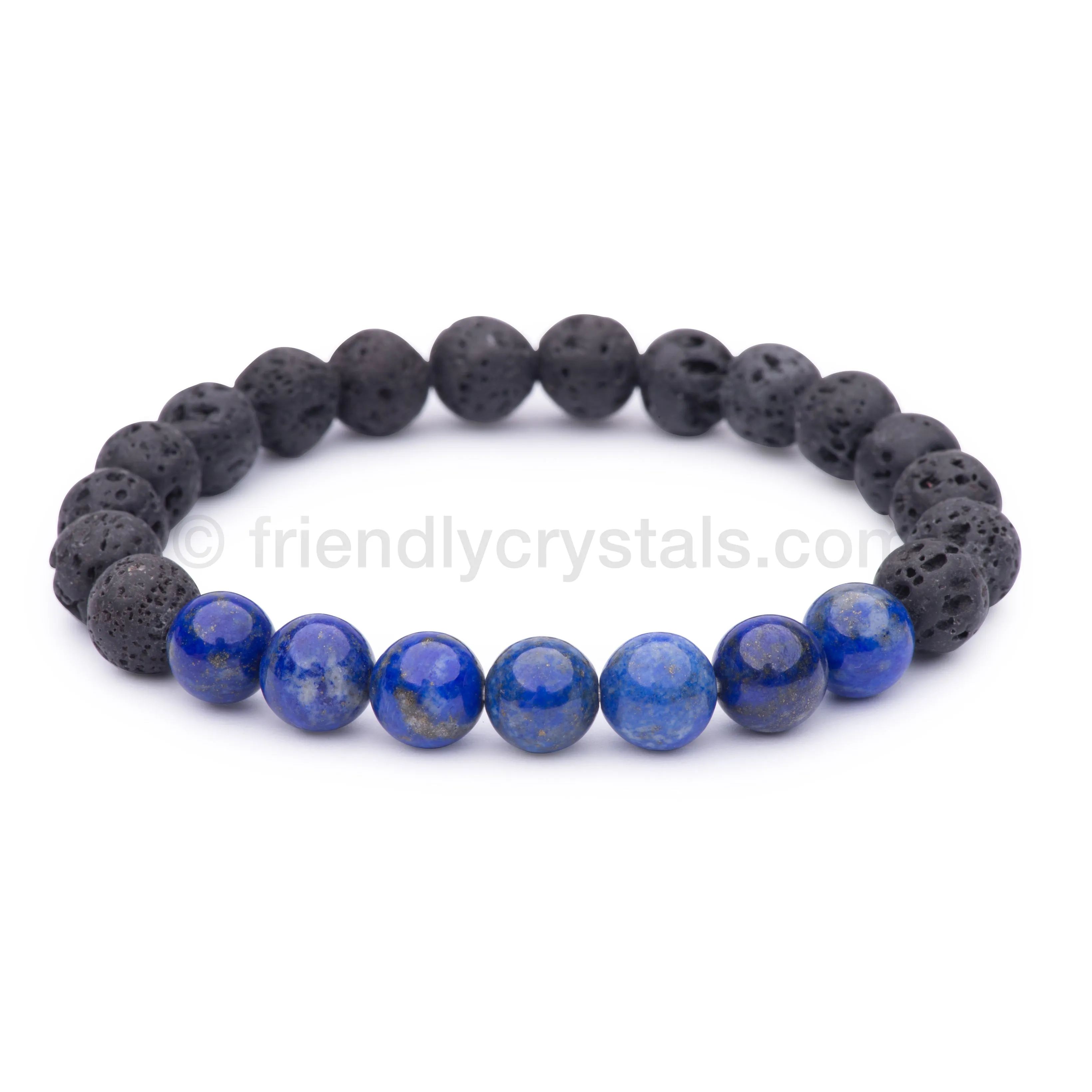 Lava Aromatherapy Gemstone Bracelets Combo Pack: 144 Lava Aromatherapy Bracelets 8mm & FREE Rotating Display Stand!