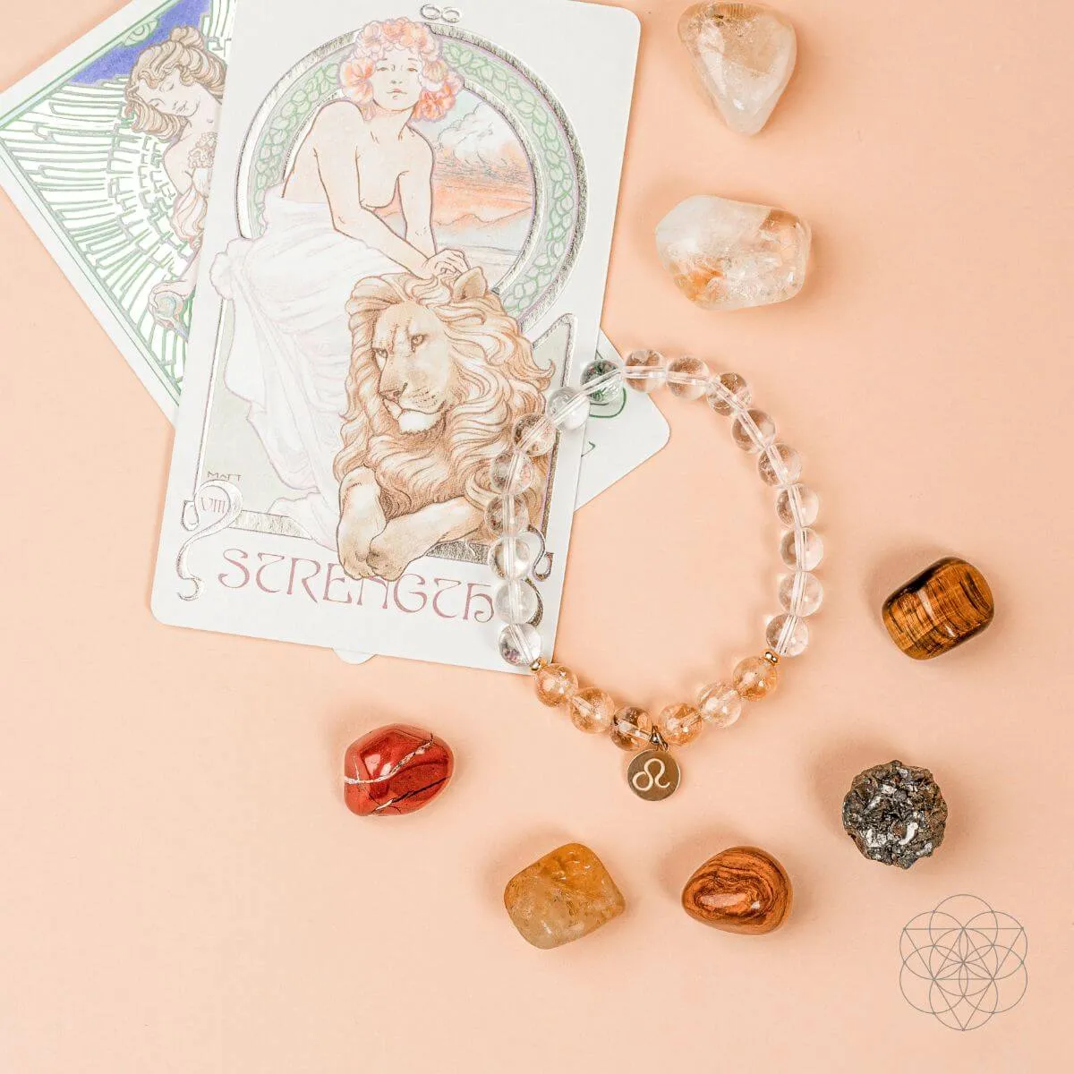 Leo Bracelet and Crystals Set