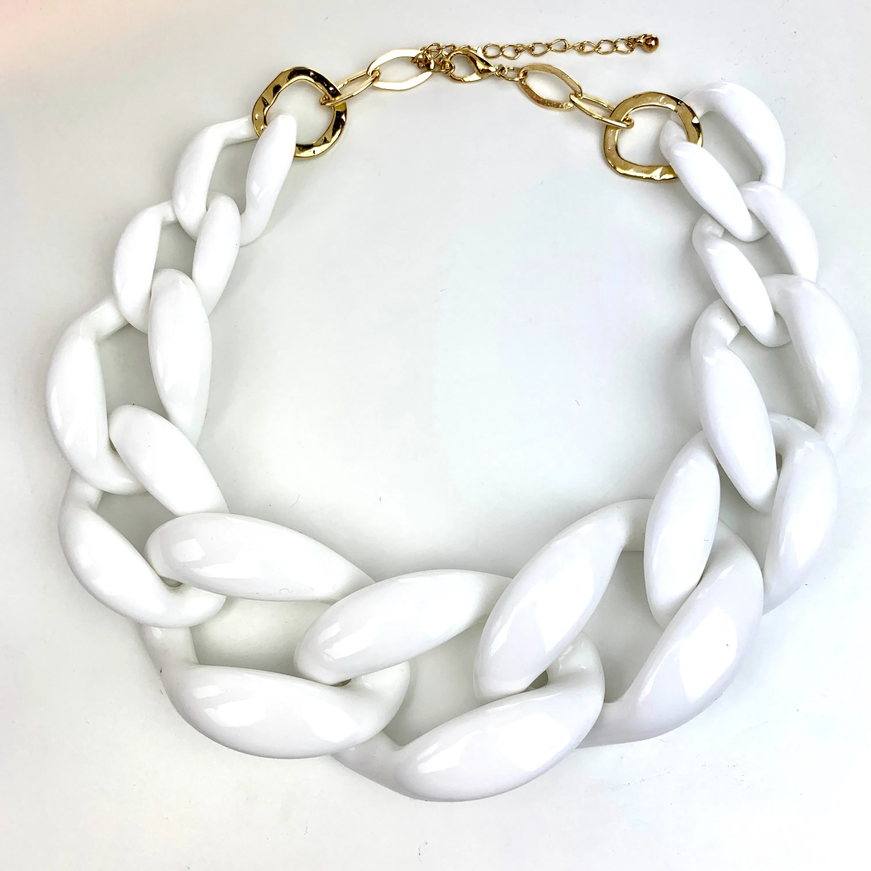 Linked-In Necklace (Turquoise)