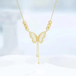 Live Burst Fashion Temperament Titanium Steel Necklace Openwork Model-13