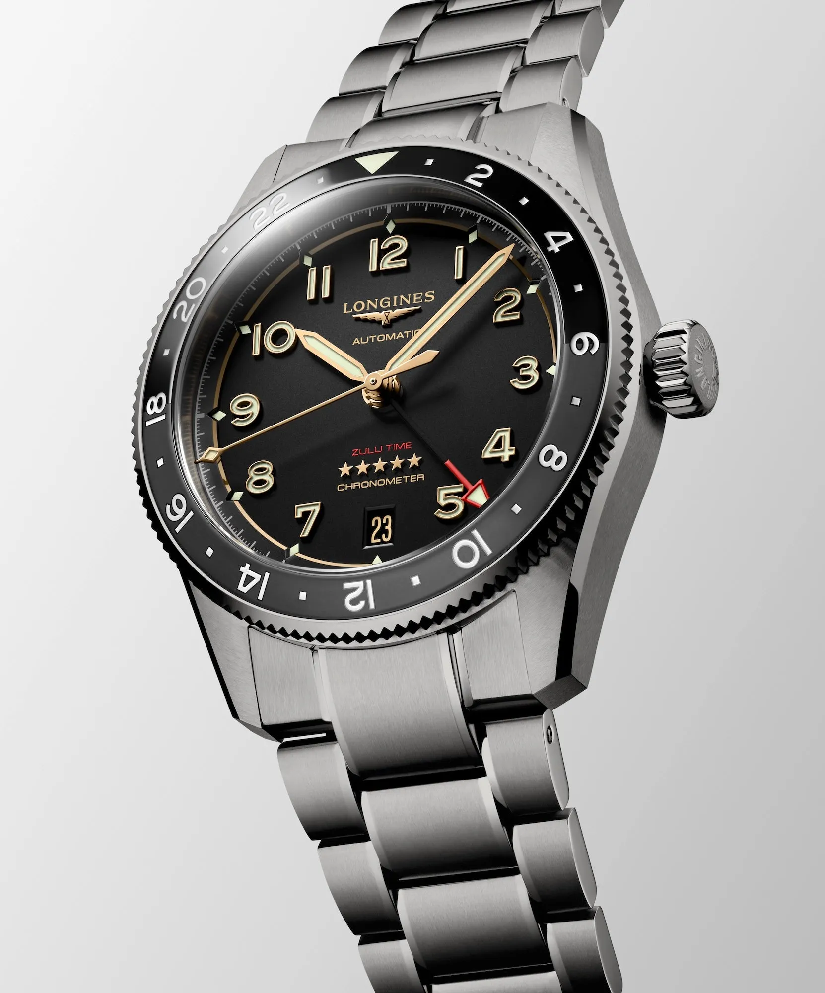 Longines Spirit Zulu Titanium GMT 39mm L3.802.1.53.6