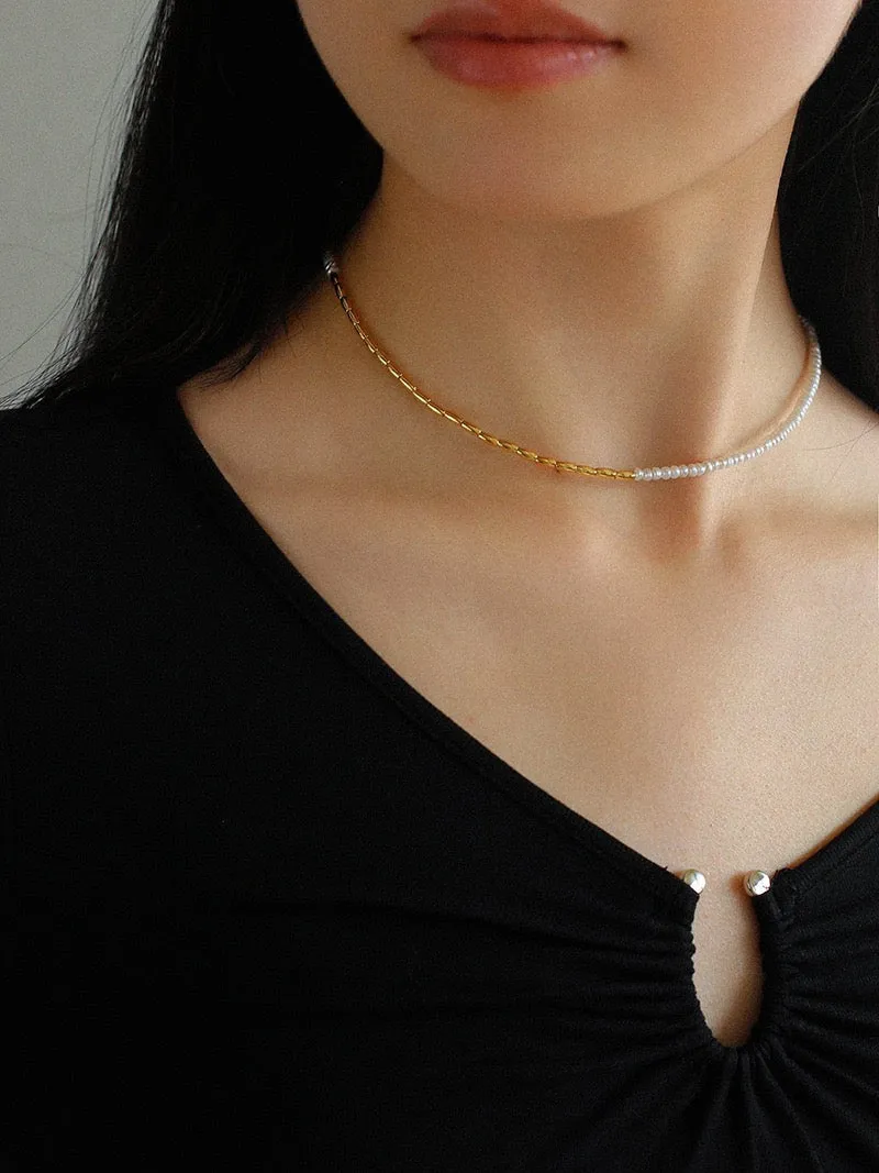 Mini Gemstones Beaded Necklace