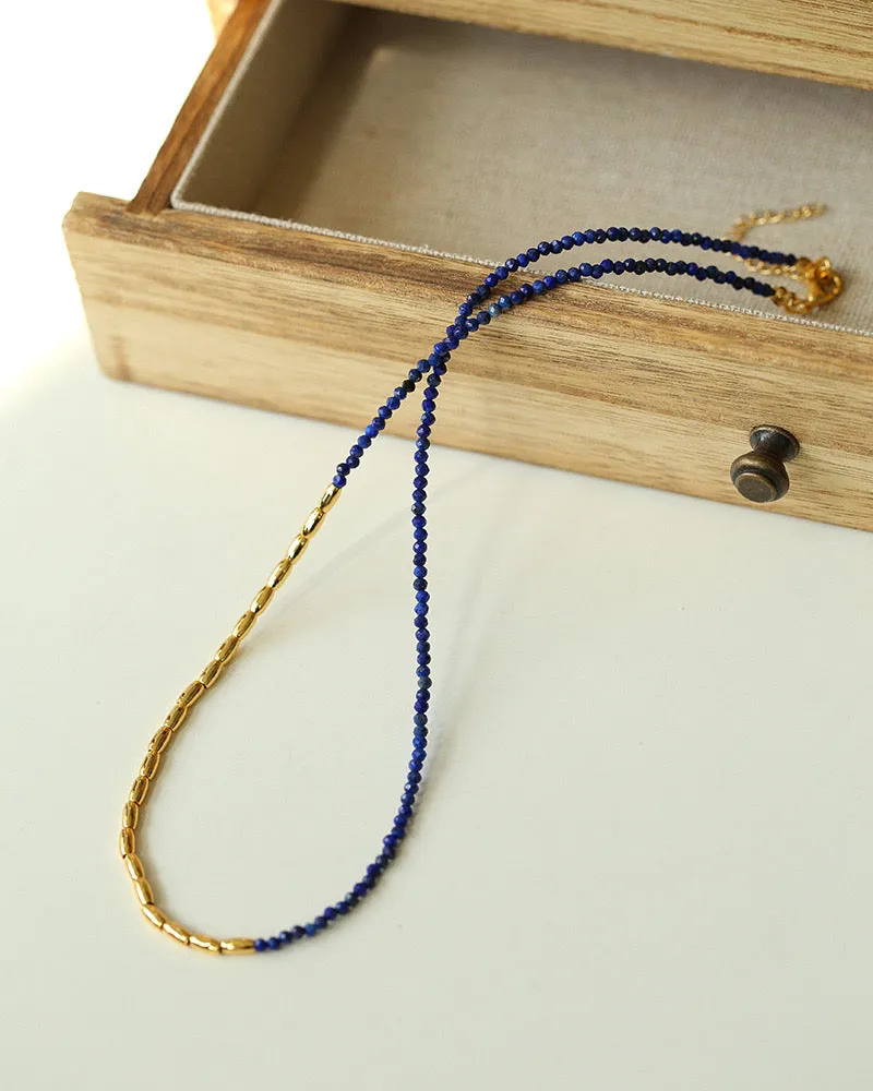 Mini Gemstones Beaded Necklace