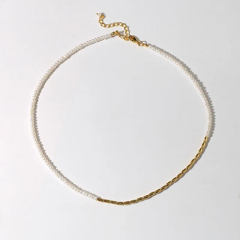 Mini Gemstones Beaded Necklace