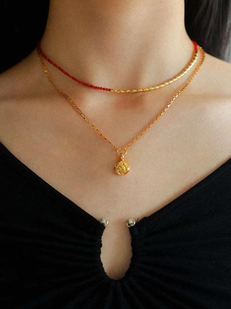 Mini Gemstones Beaded Necklace