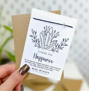 Mini Wishes - Citrine For Happiness