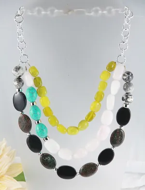 Multi-strand Gemstone Necklace