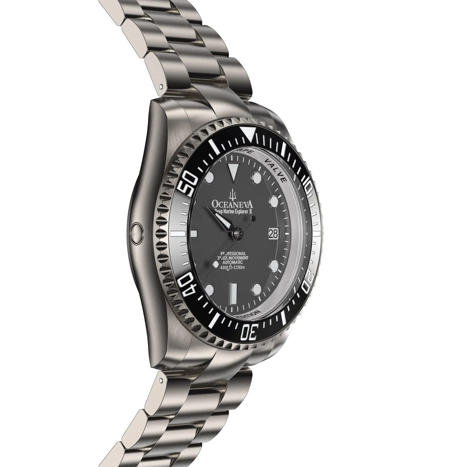 Oceaneva Deep Marine Explorer II Pro Diver Titanium Limited Edition 1250m