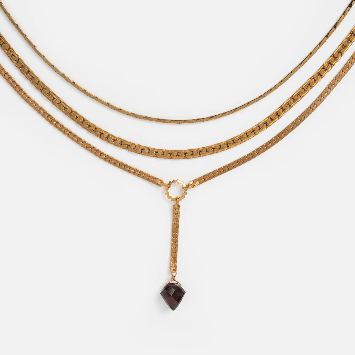 Palmer Gemstone Necklace