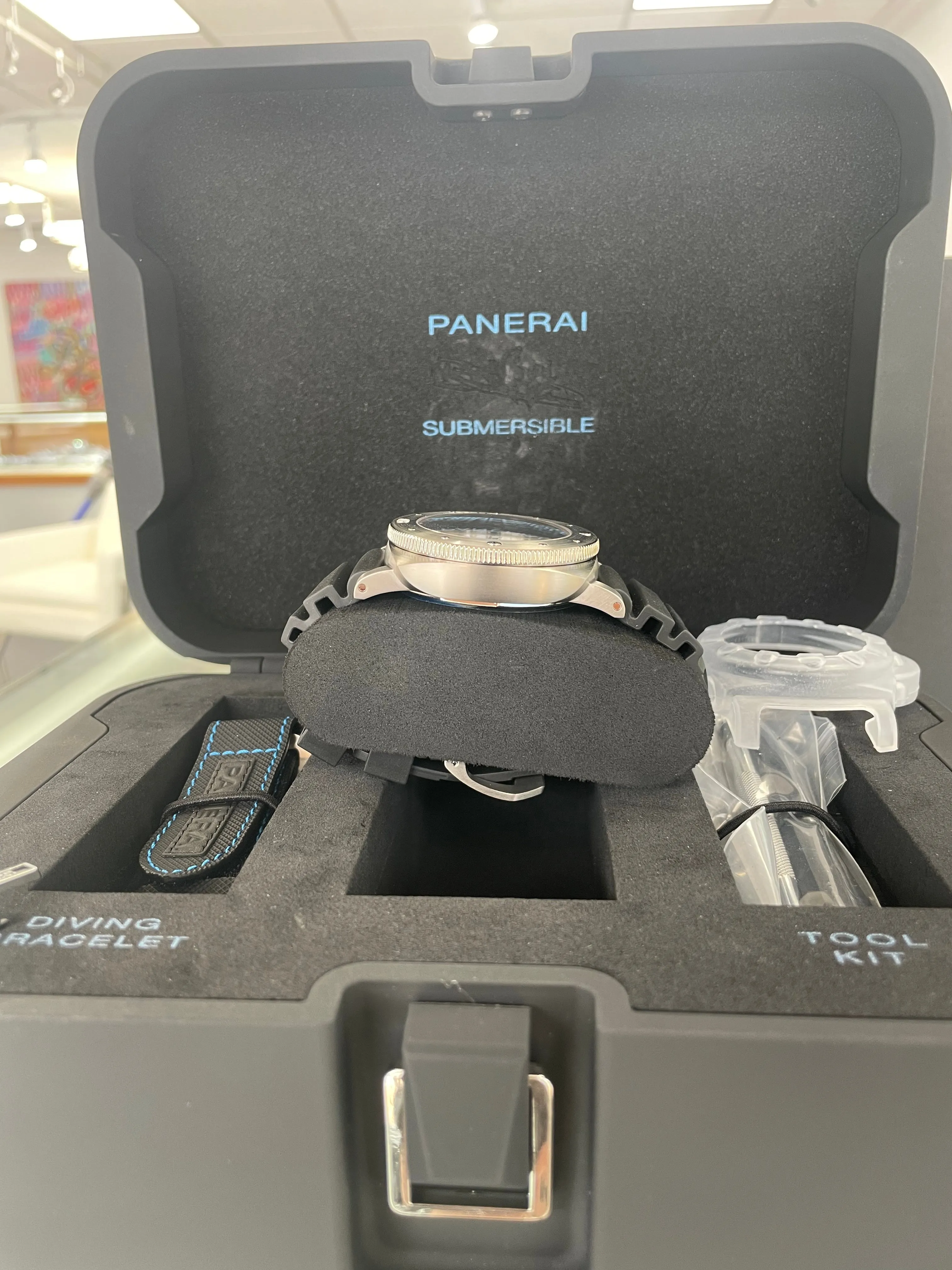 Panerai Luminor Submersible 47mm Automatic Titanium Pam1305 Unworn Box and Papers