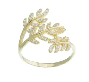 Pave Triple Vine Ring