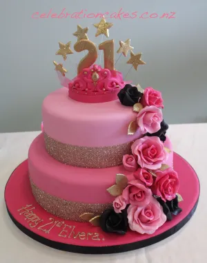 Pink Roses & Tiara