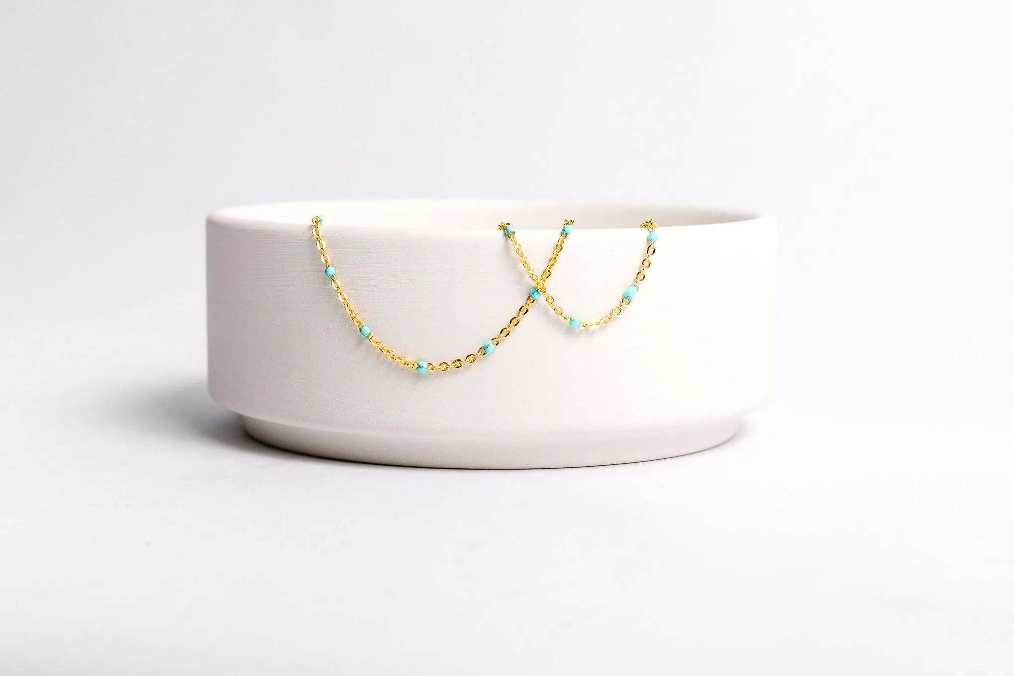 Pop of Turquoise Anklet