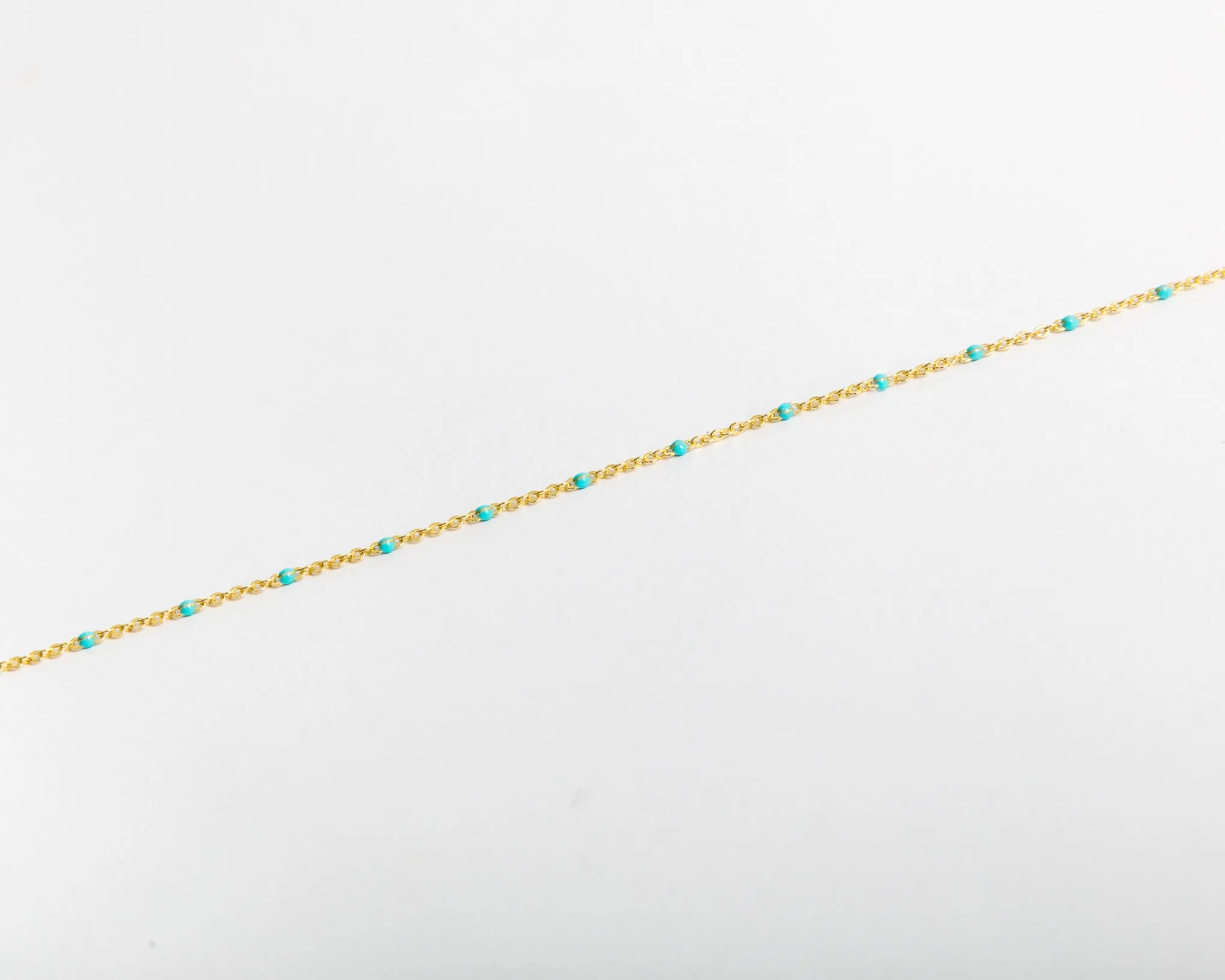 Pop of Turquoise Anklet