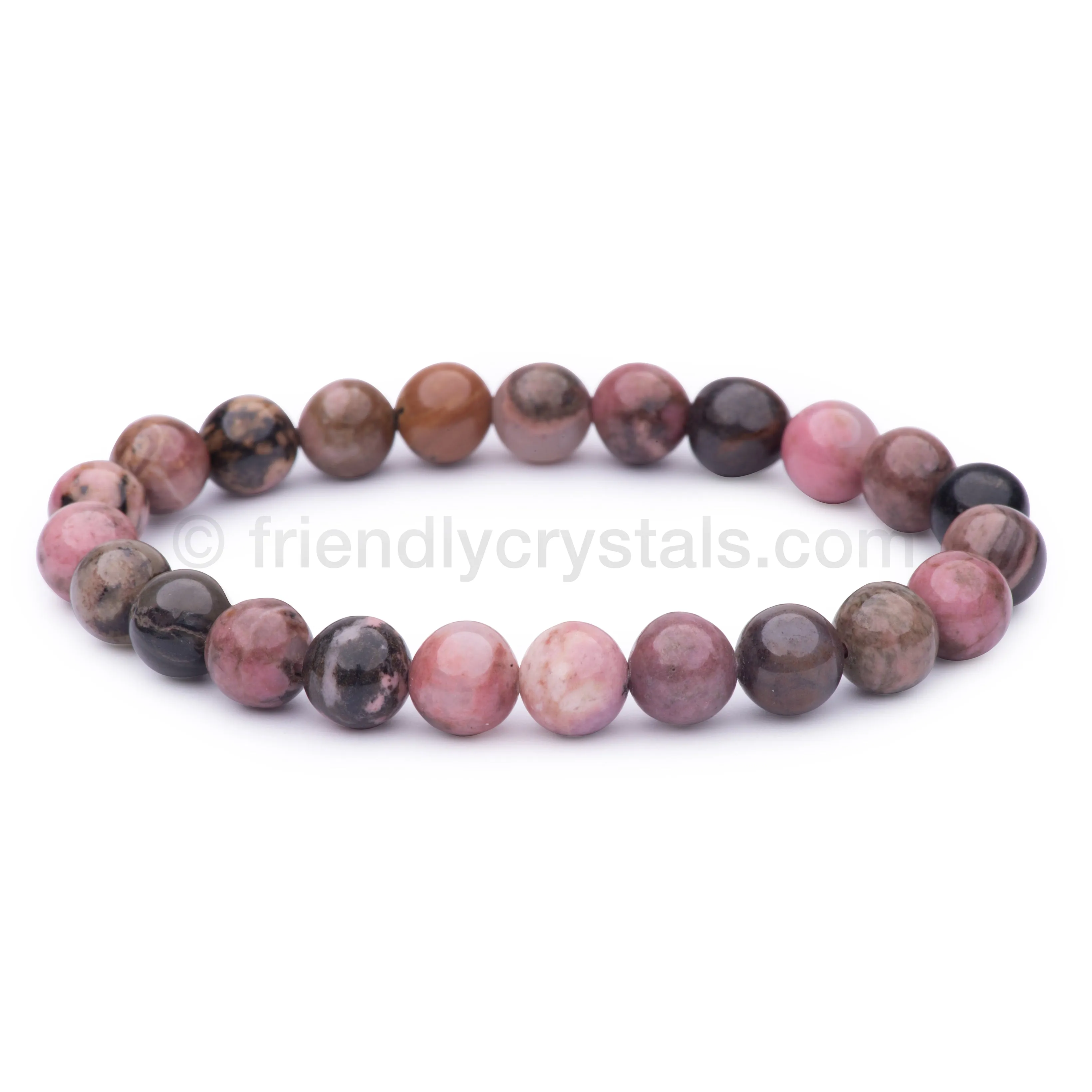 Popular Gemstone Bracelets Combo Pack - 144 Gemstone Power Bracelets 8 mm & FREE Rotating Display Stand!