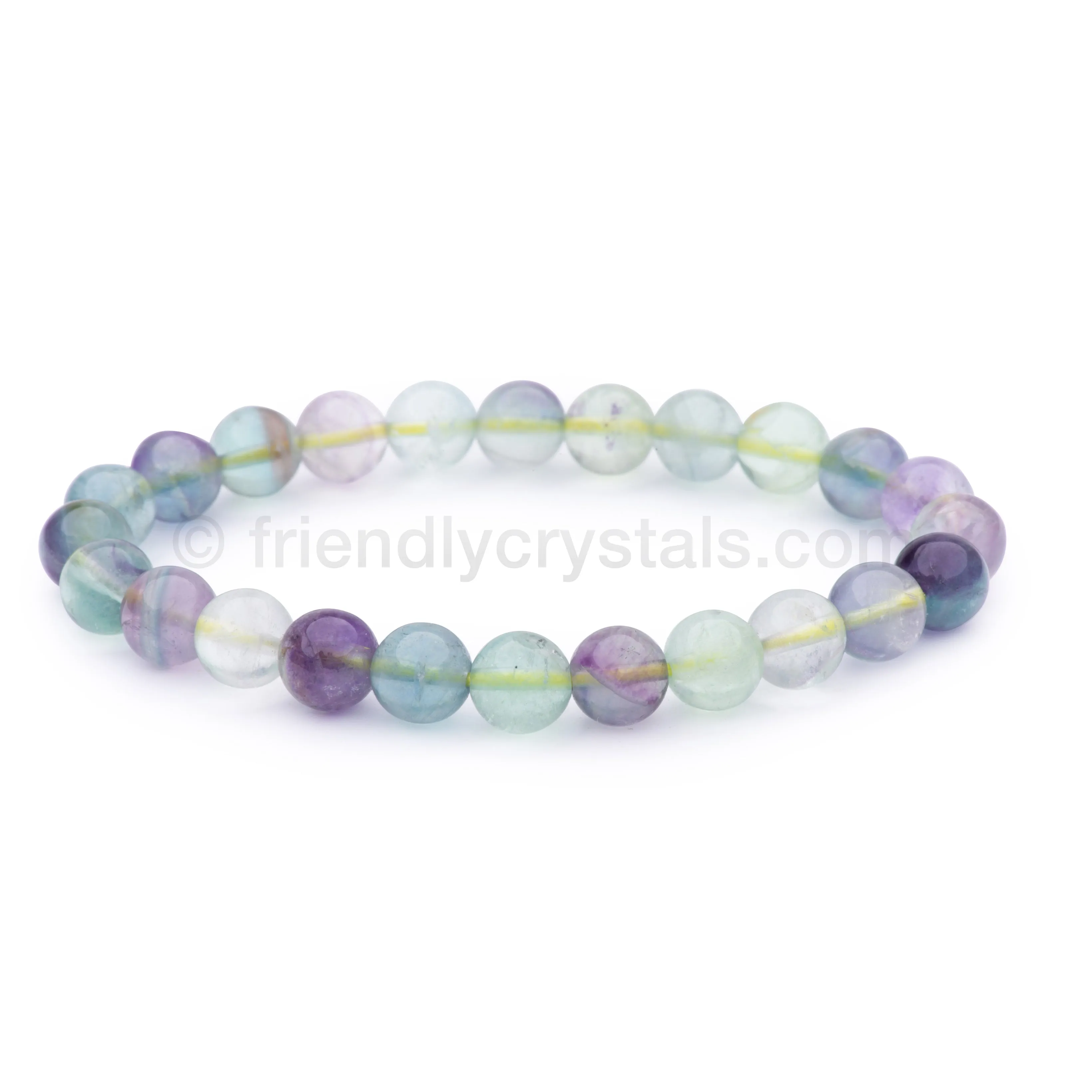 Popular Gemstone Bracelets Combo Pack - 144 Gemstone Power Bracelets 8 mm & FREE Rotating Display Stand!