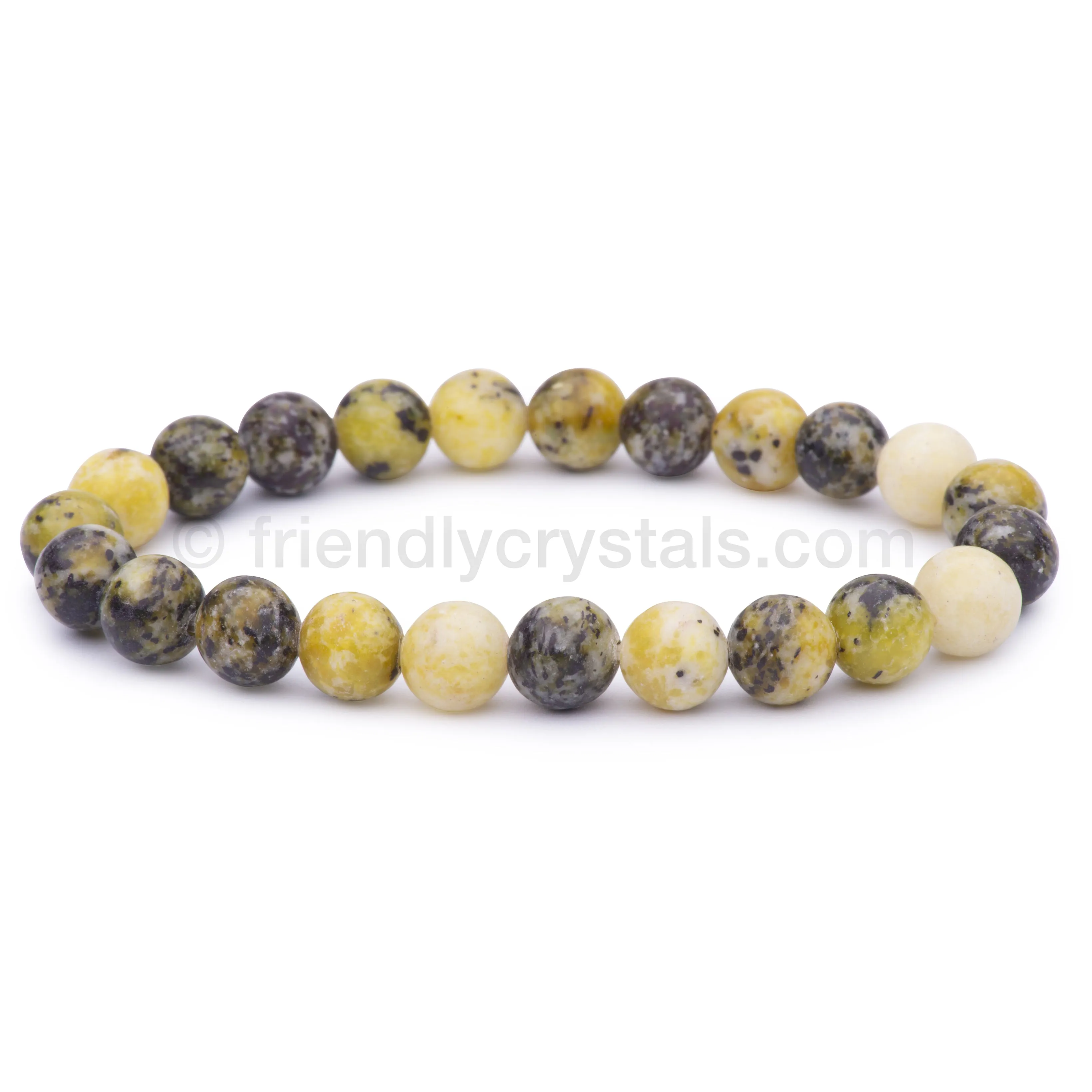 Popular Gemstone Bracelets Combo Pack - 144 Gemstone Power Bracelets 8 mm & FREE Rotating Display Stand!