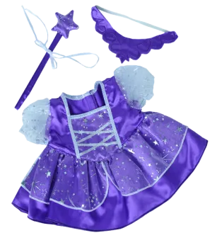 Purple Fairy Princess W/ Wand & Tiara