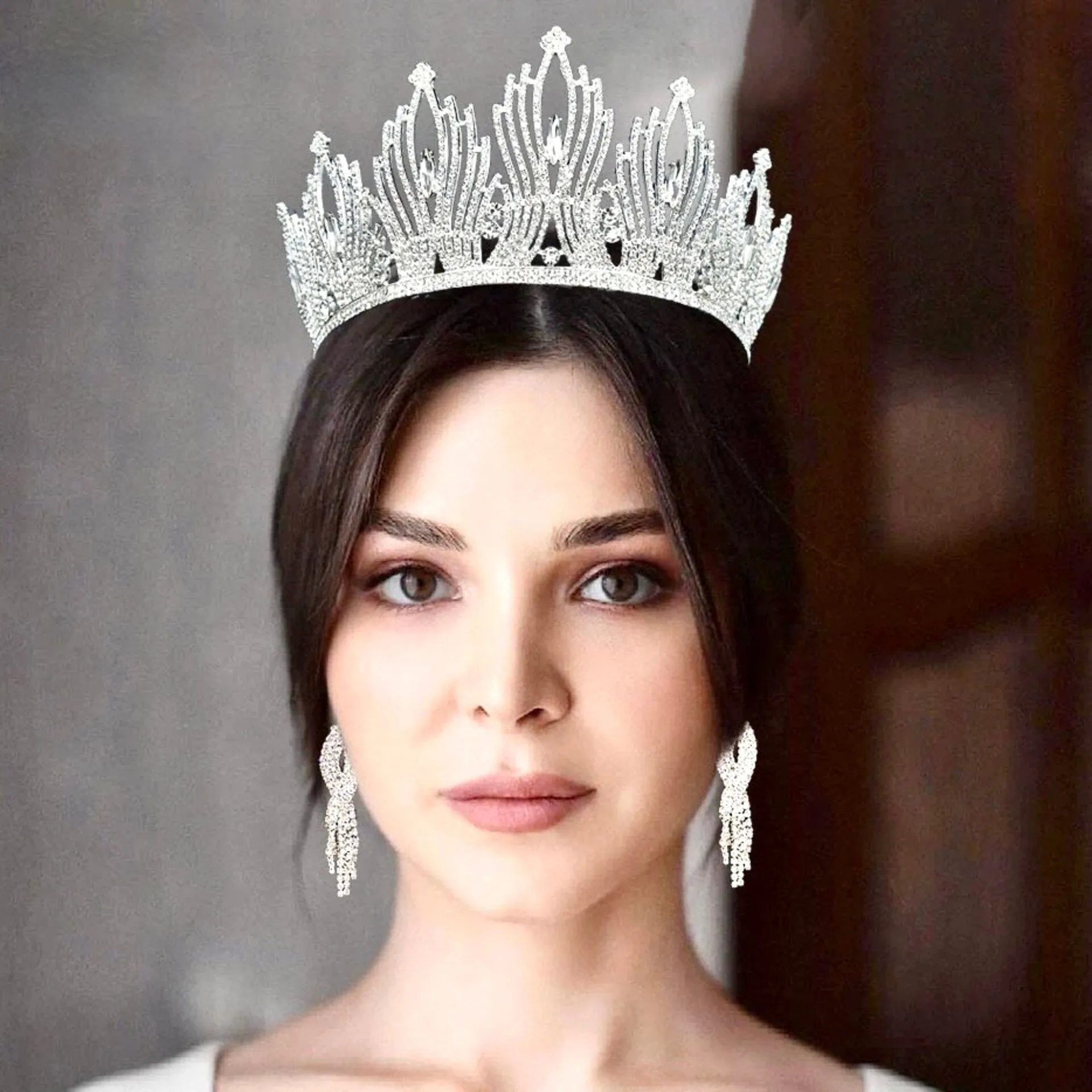 "Edyta" - Wedding Crystal Tiara