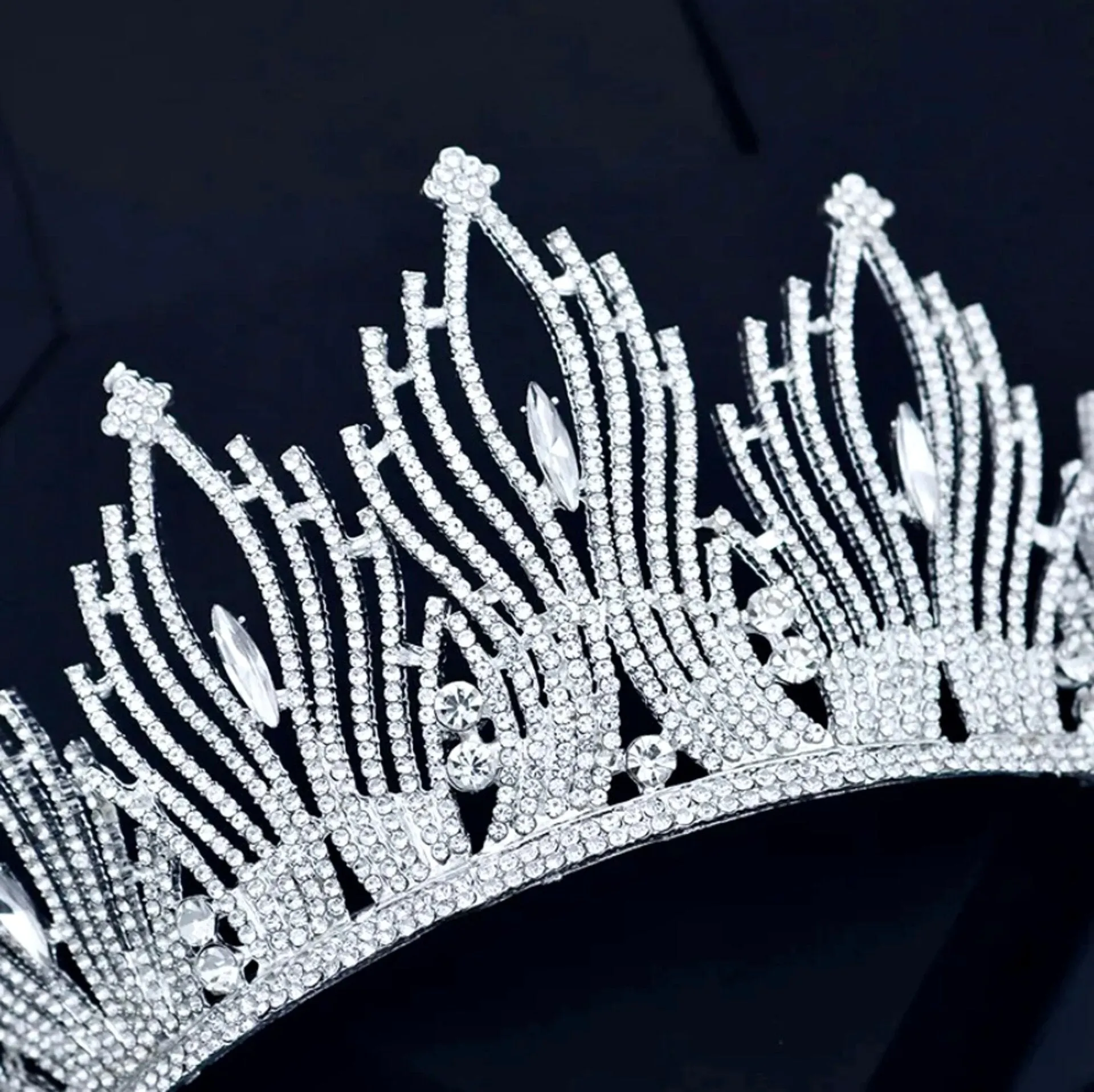 "Edyta" - Wedding Crystal Tiara