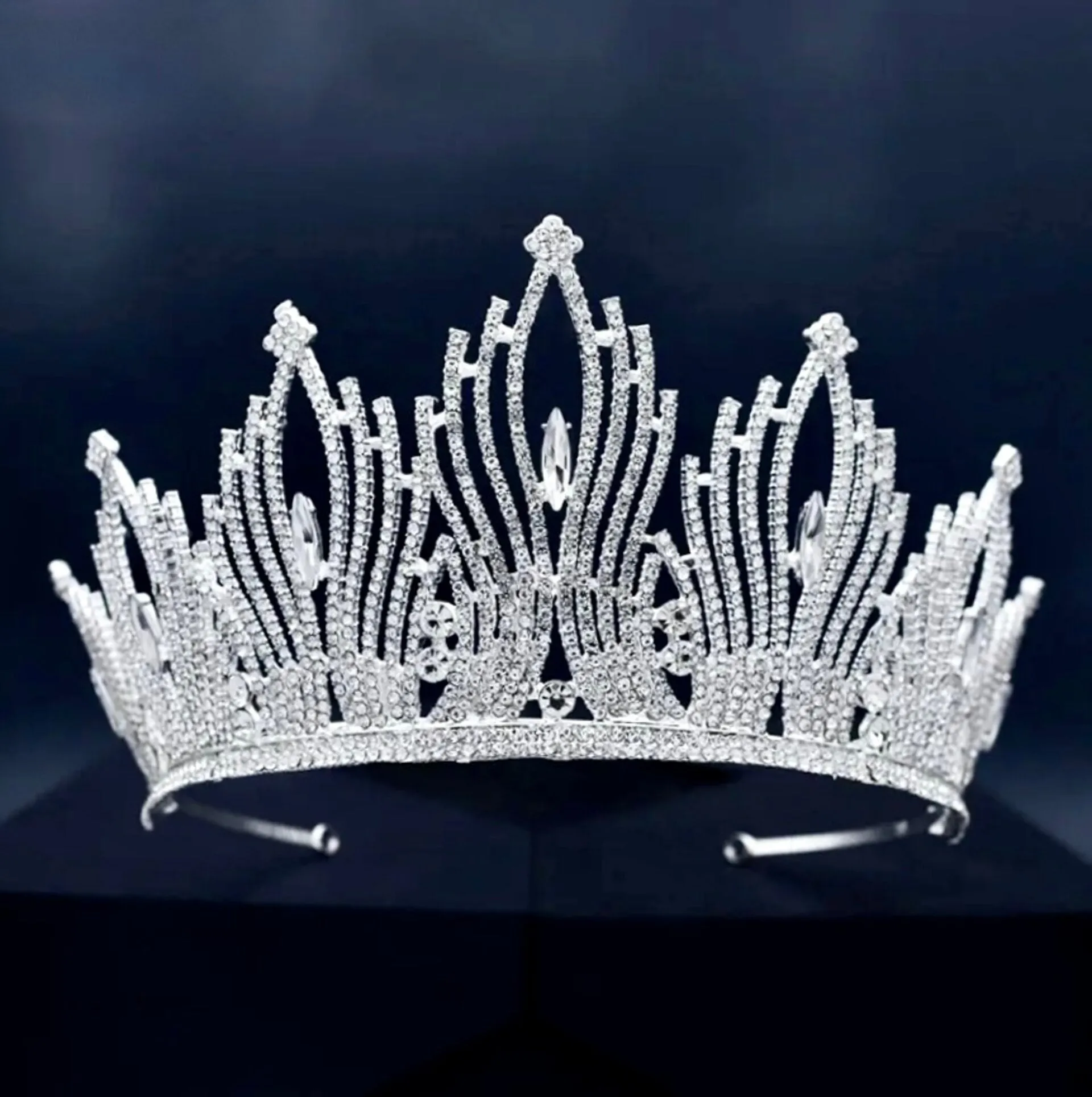 "Edyta" - Wedding Crystal Tiara