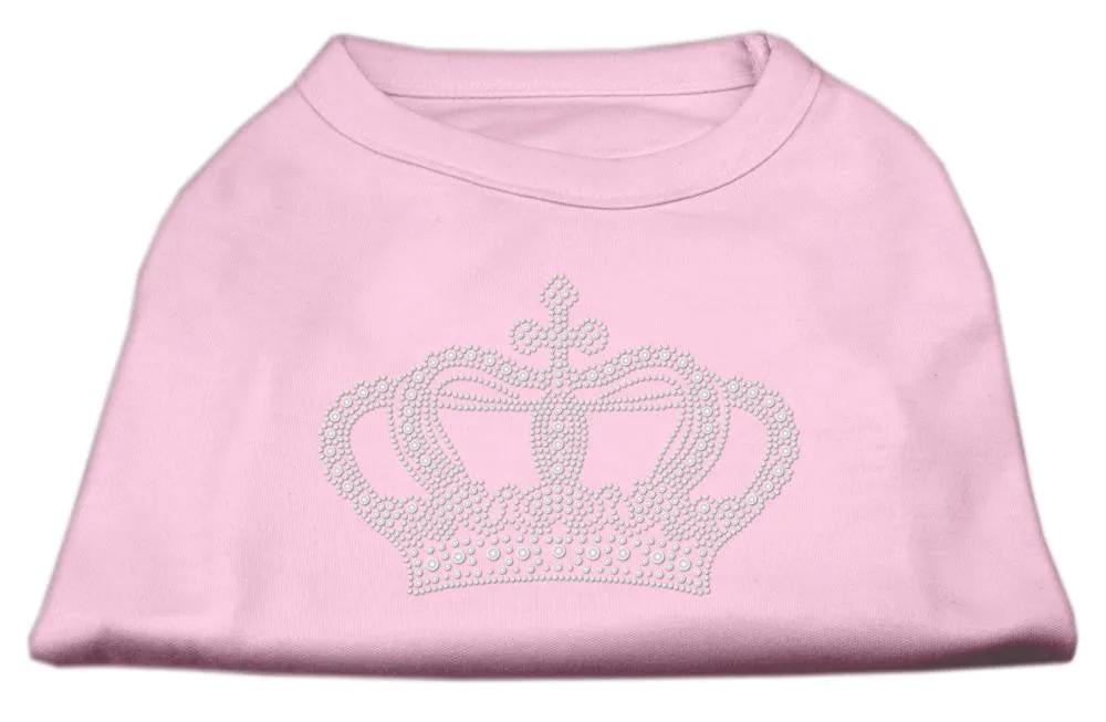 Rhinestone Crown Shirts Light Pink XS (8)