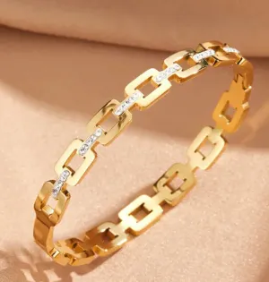 Roman Numeral Timepiece Bracelet
