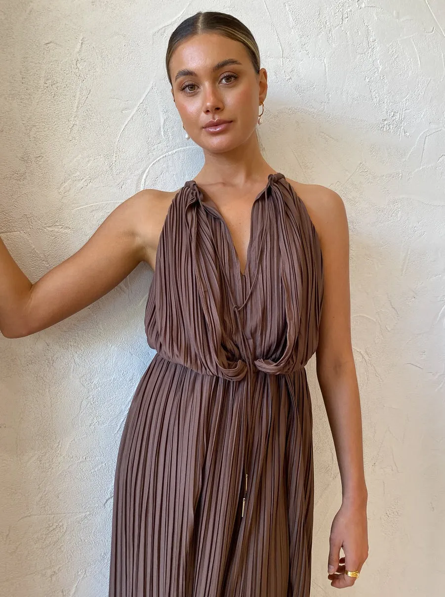 Significant Other Adeline Dress in Chocolate