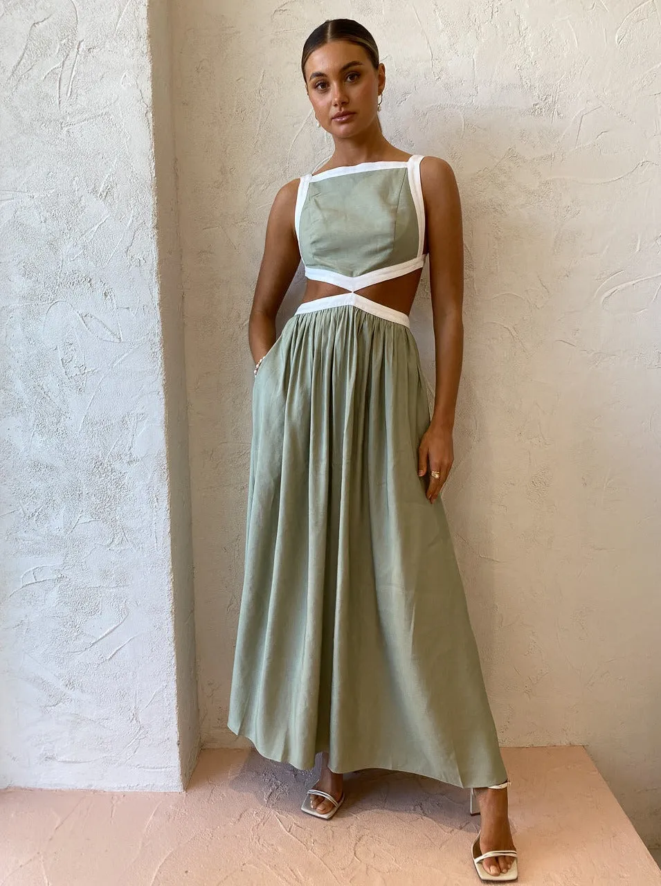 Significant Other Marino Dress in Sage