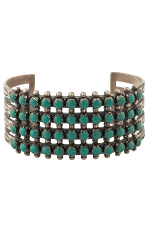 Sleeping Beauty Turquoise Studded Cuff Bracelet