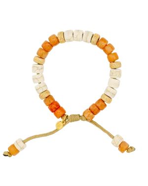 Tangerine Gemstone Bracelet