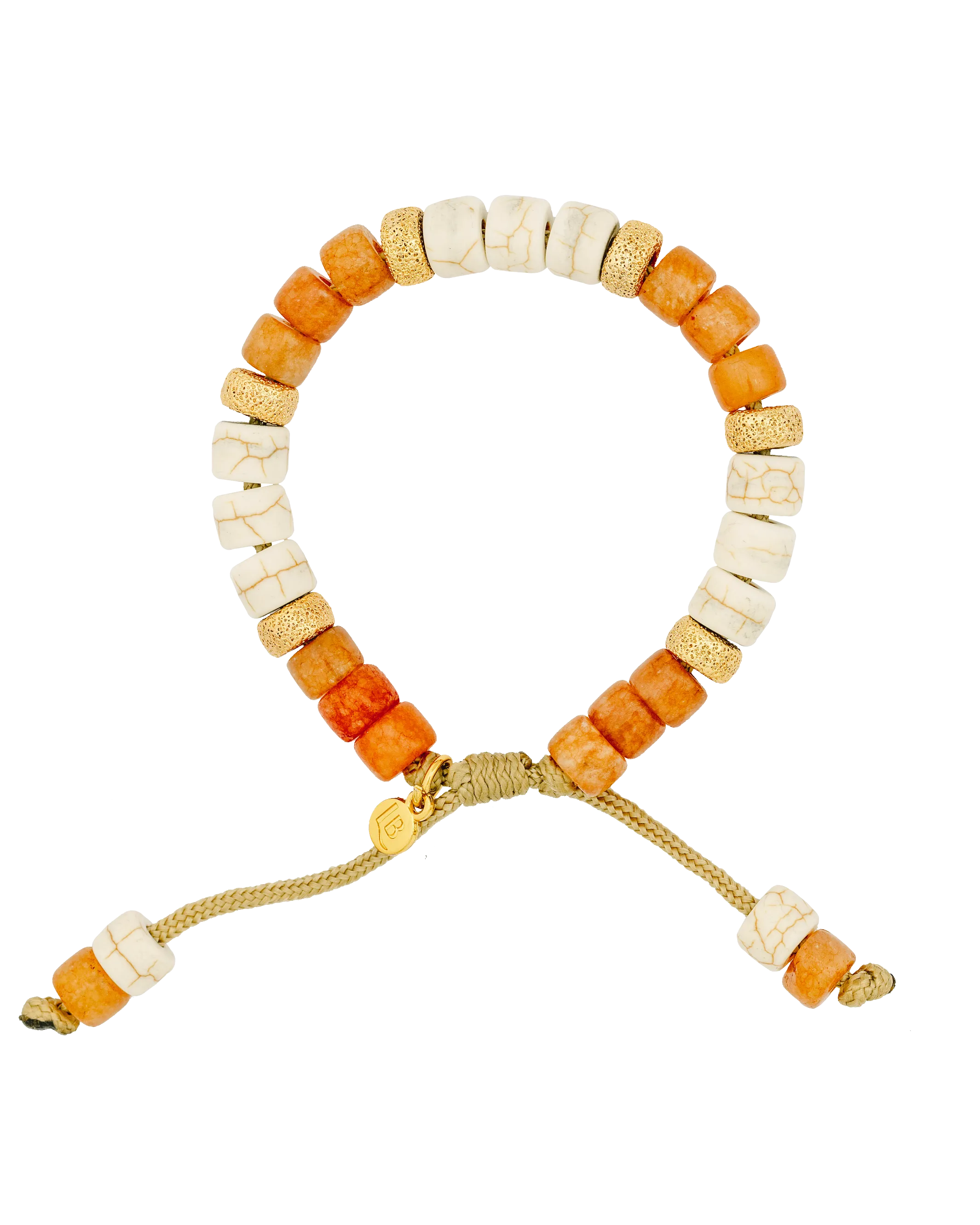 Tangerine Gemstone Bracelet