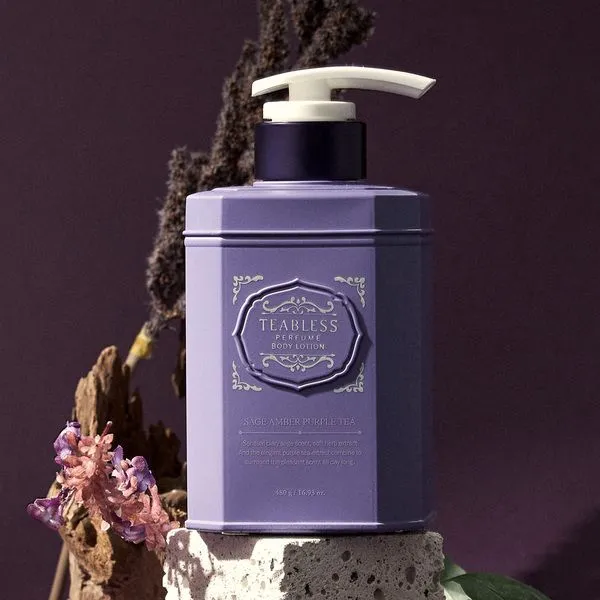 [Teabless] Sage Amber Purple Tea Perfume Body Lotion 480g/