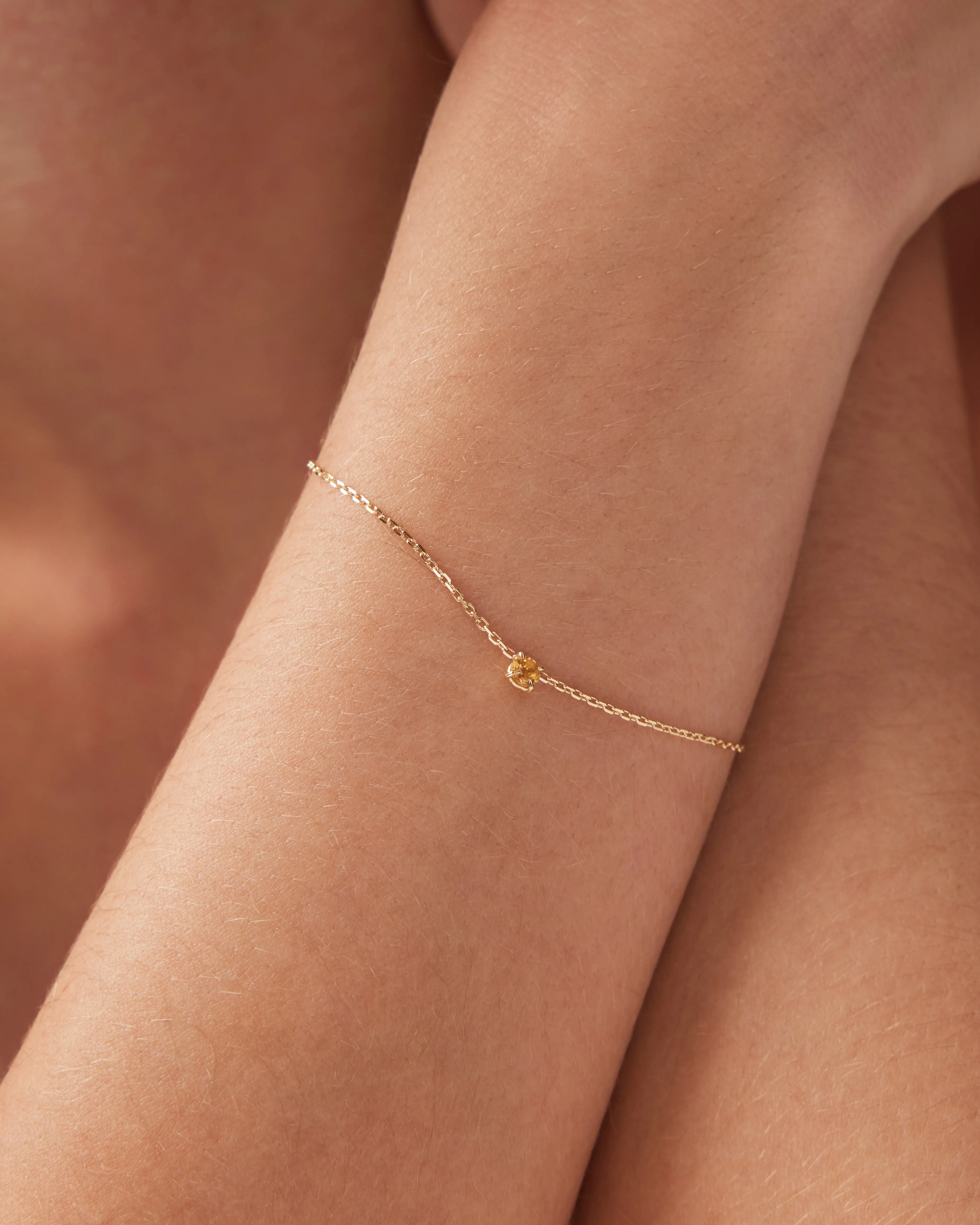 The Citrine Birthstone Bracelet