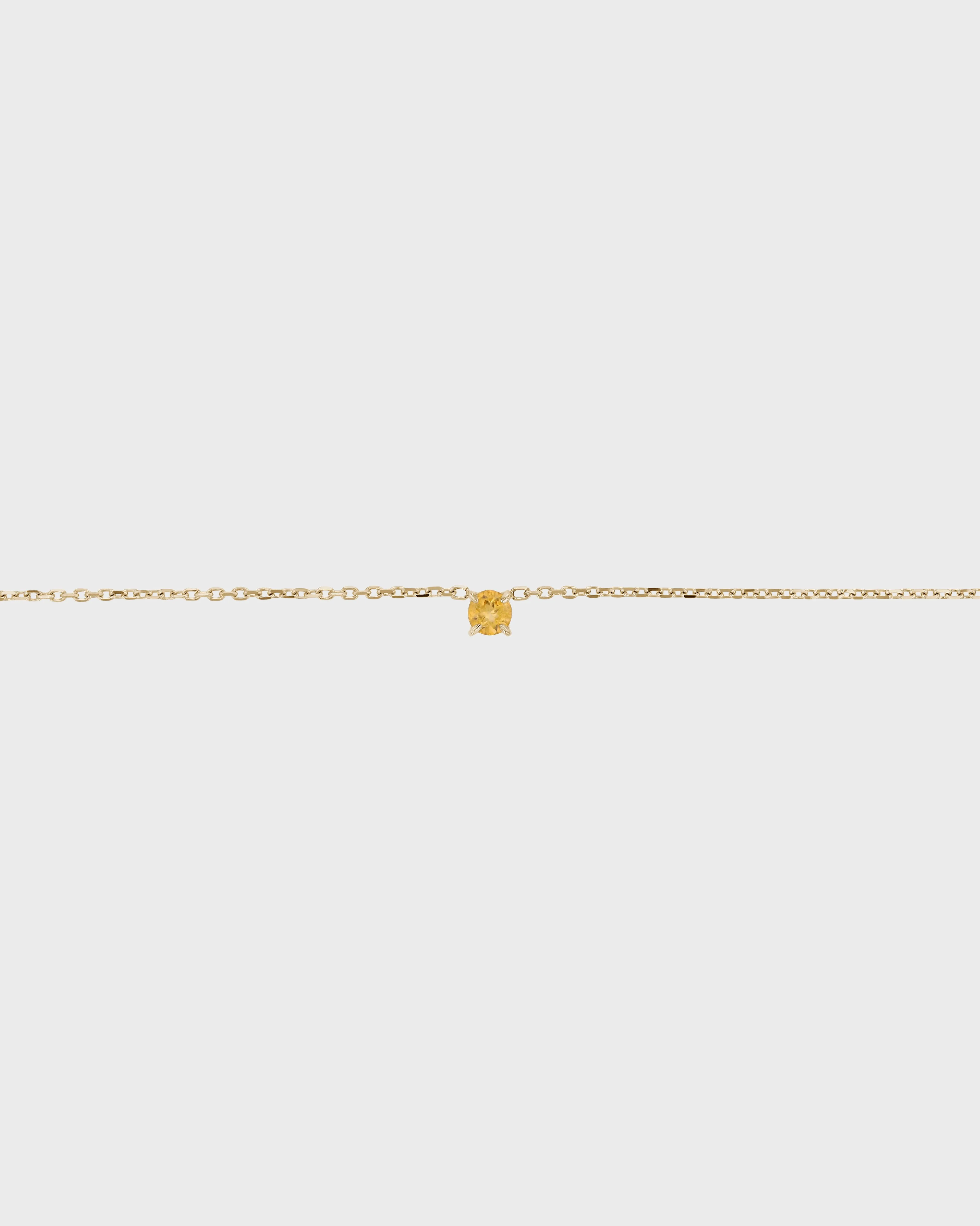 The Citrine Birthstone Bracelet