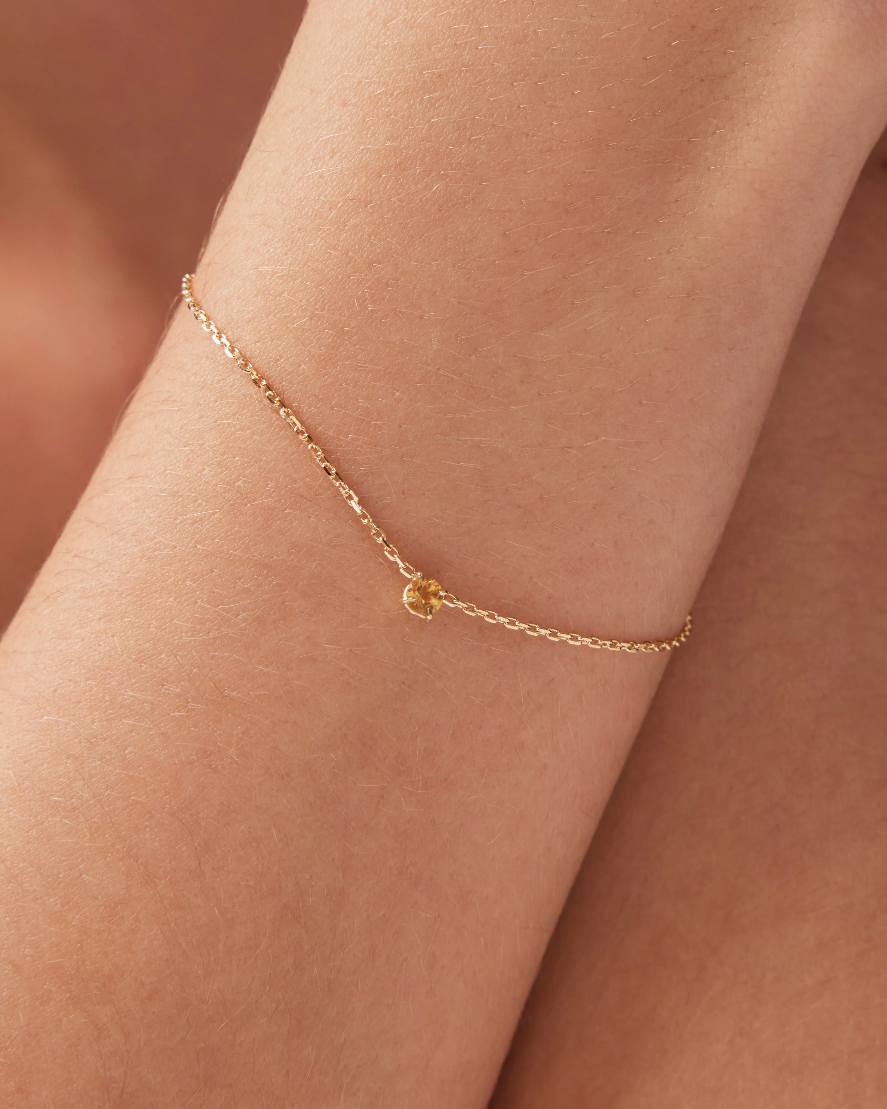 The Citrine Birthstone Bracelet