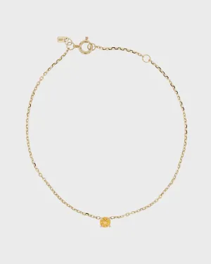 The Citrine Birthstone Bracelet