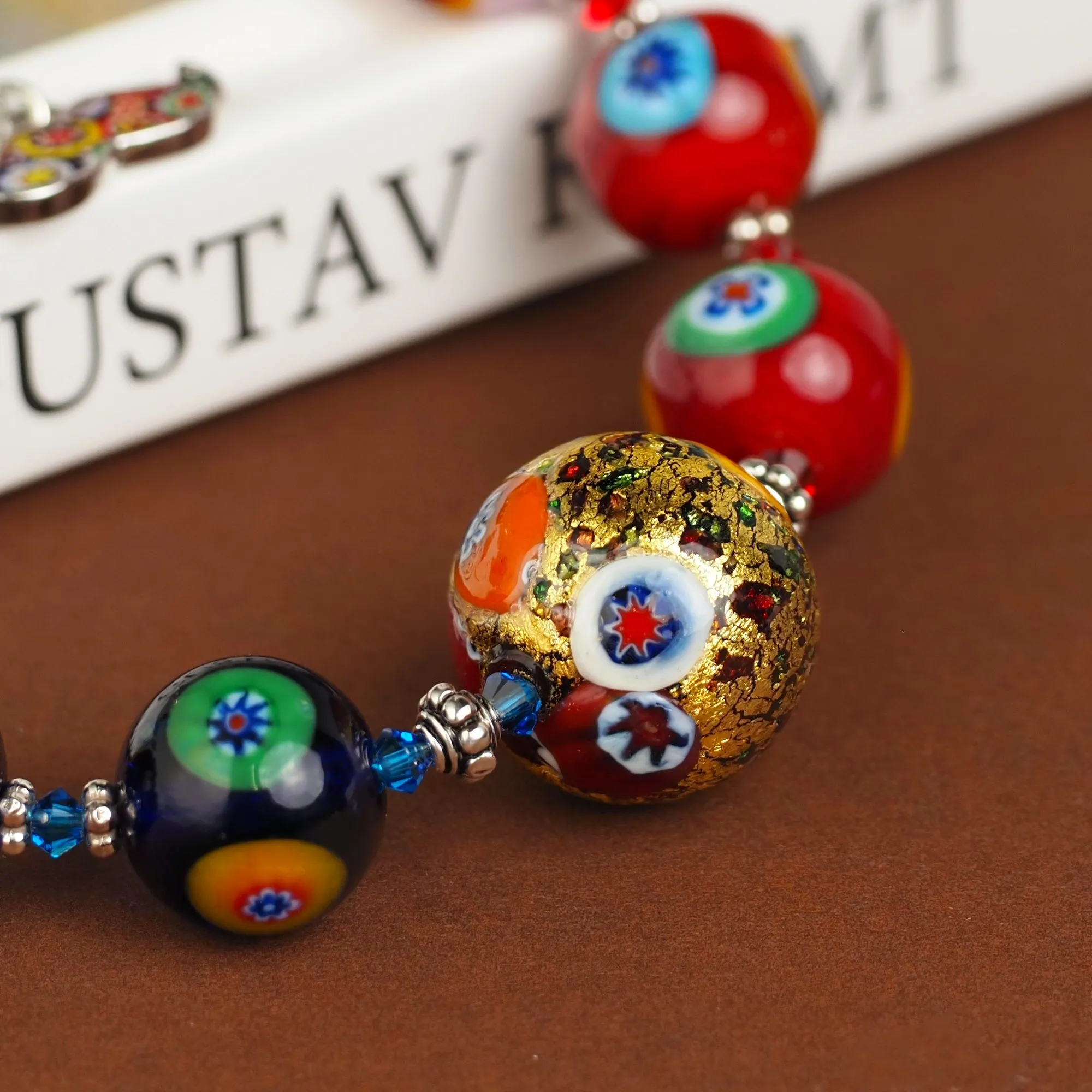 THE KISS Gold in Rainbow Bracelet