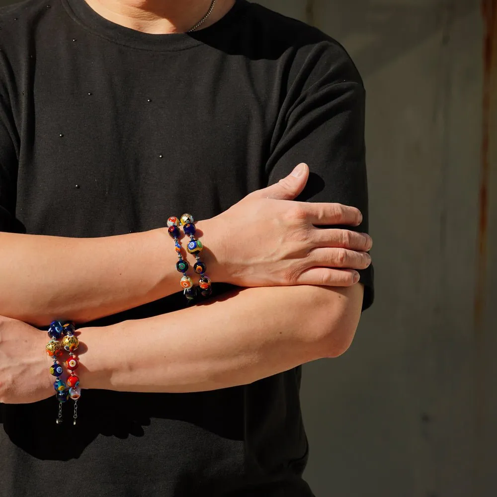 THE KISS Gold in Rainbow Bracelet