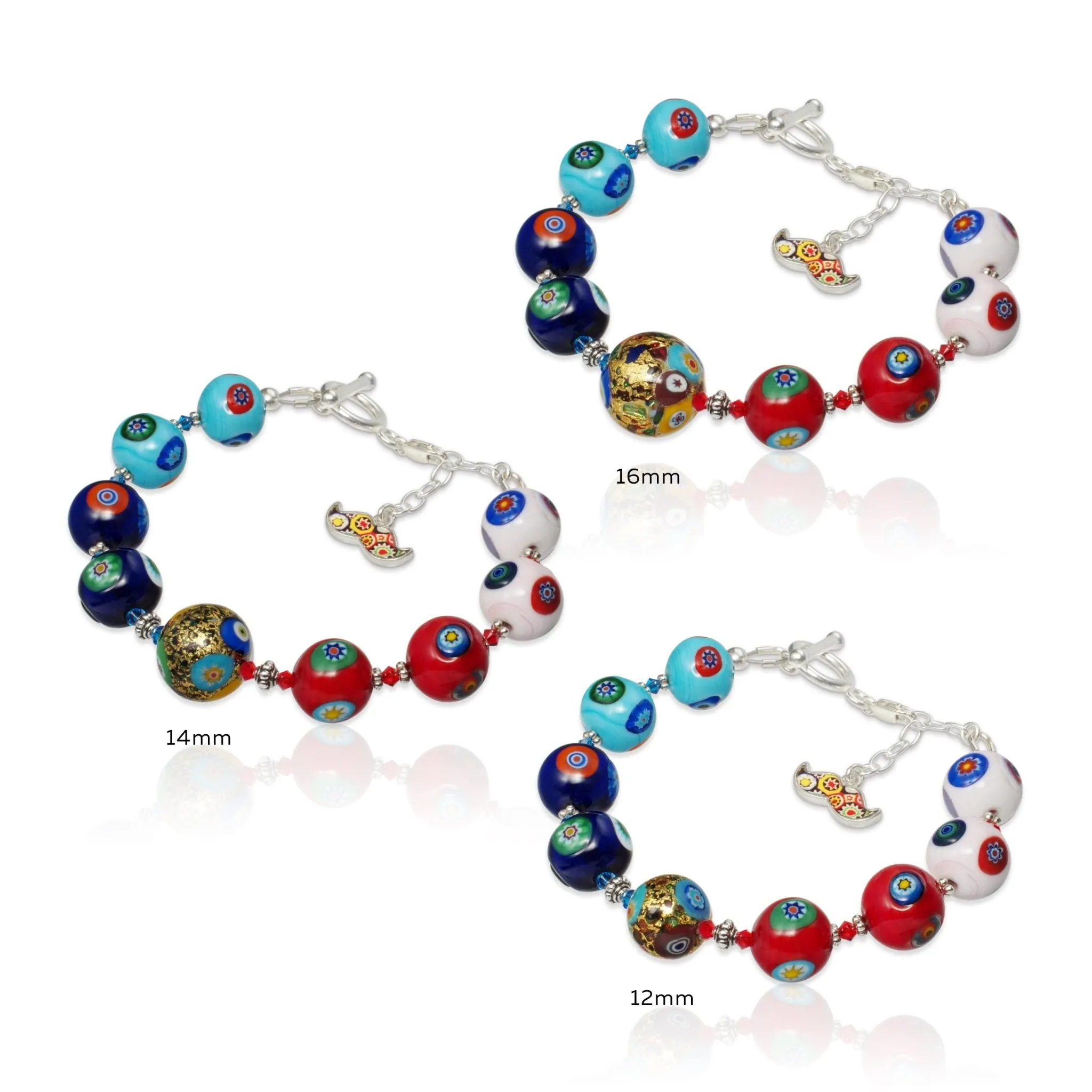 THE KISS Gold in Rainbow Bracelet