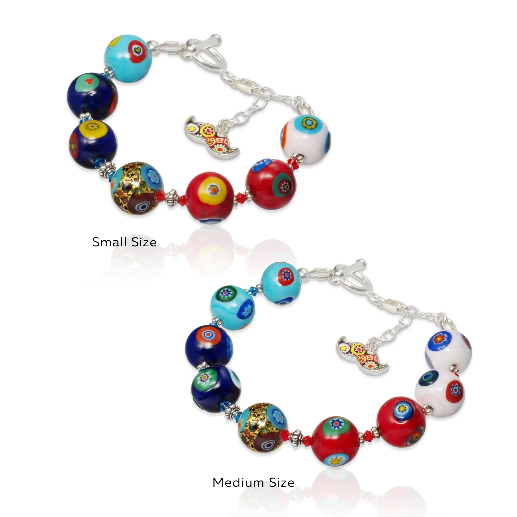 THE KISS Gold in Rainbow Bracelet