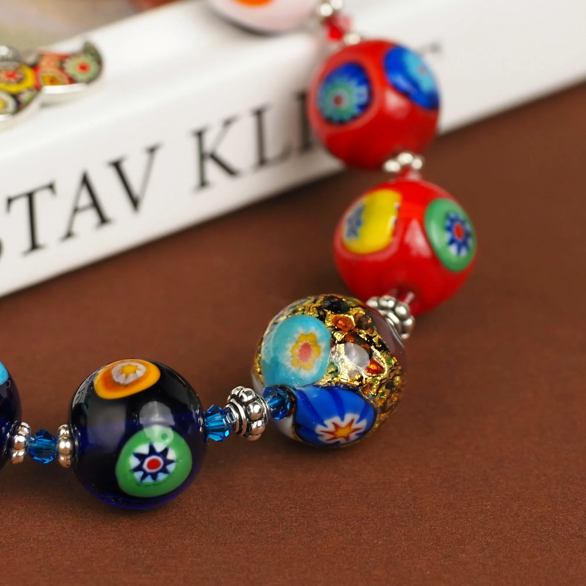 THE KISS Gold in Rainbow Bracelet