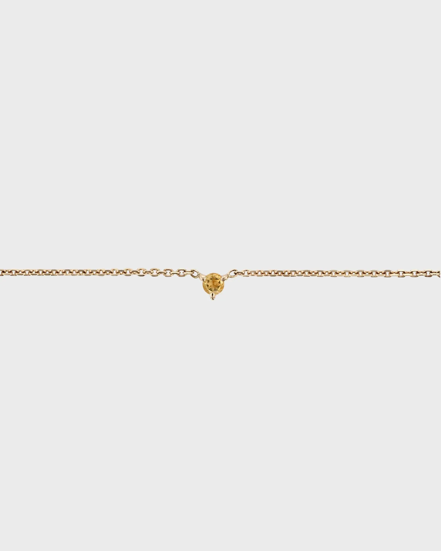 The Petite Citrine Birthstone Bracelet
