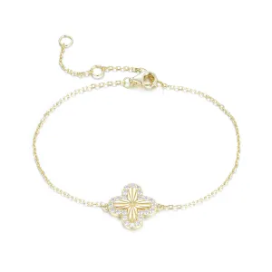 TUSCANY CLOVER GOLD BRACELET
